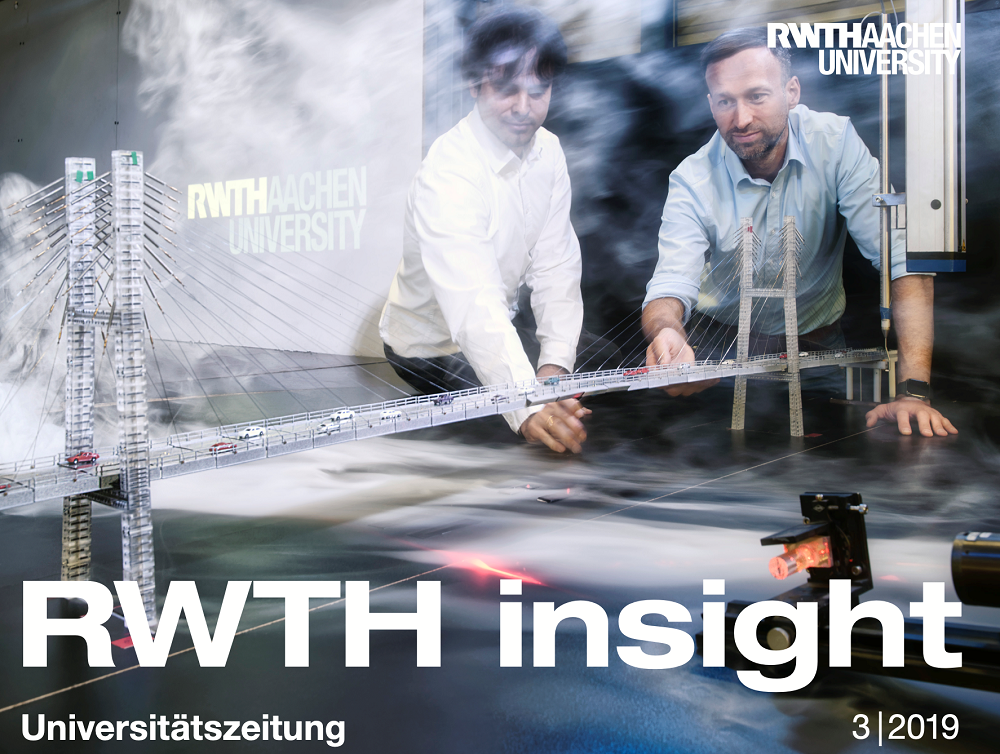 The university newspaper RWTHInsight is published 3-4 times a year and informs about interesting projects at the RWTH.